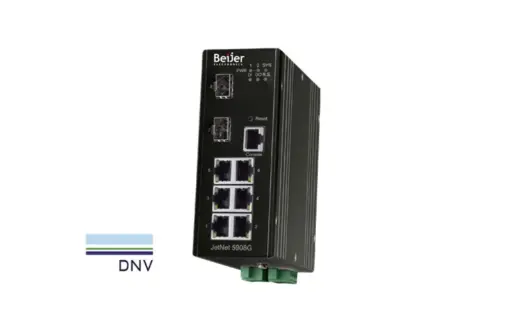 [F00N5908G] Beijer JetNet 5908G – DNV‑certified managed Gigabit marine switch