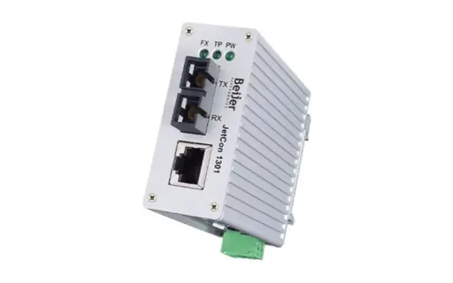 Beijer JetCon 1301 Series – Industrial Ethernet/fiber media converters
