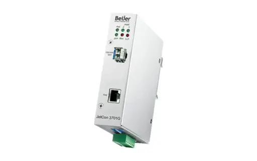 Beijer JetCon 3701 Series – Industrial Gigabit PoE media converters
